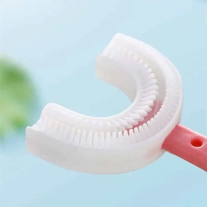 Brosse à dents en forme de U pour enfants, livres de broCumbria des dents de bébé, livres oraux pour