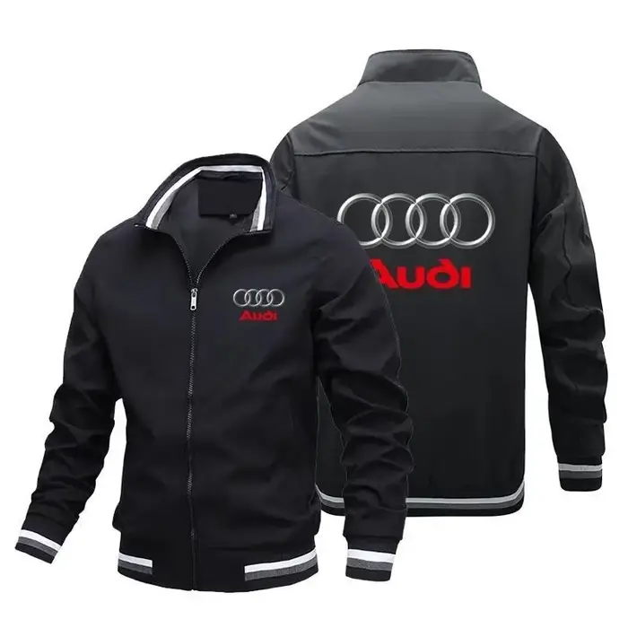 Veste de moto avec Logo de voiture DAudi pour hommes, vêtements de course personnalisés, vêtements A