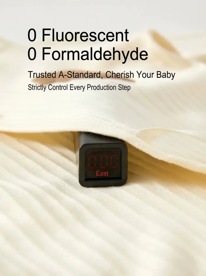 Somenie Combinaison tricotée pour bébé, 100% coton, manches longues, tenue une pièce pour garçons et