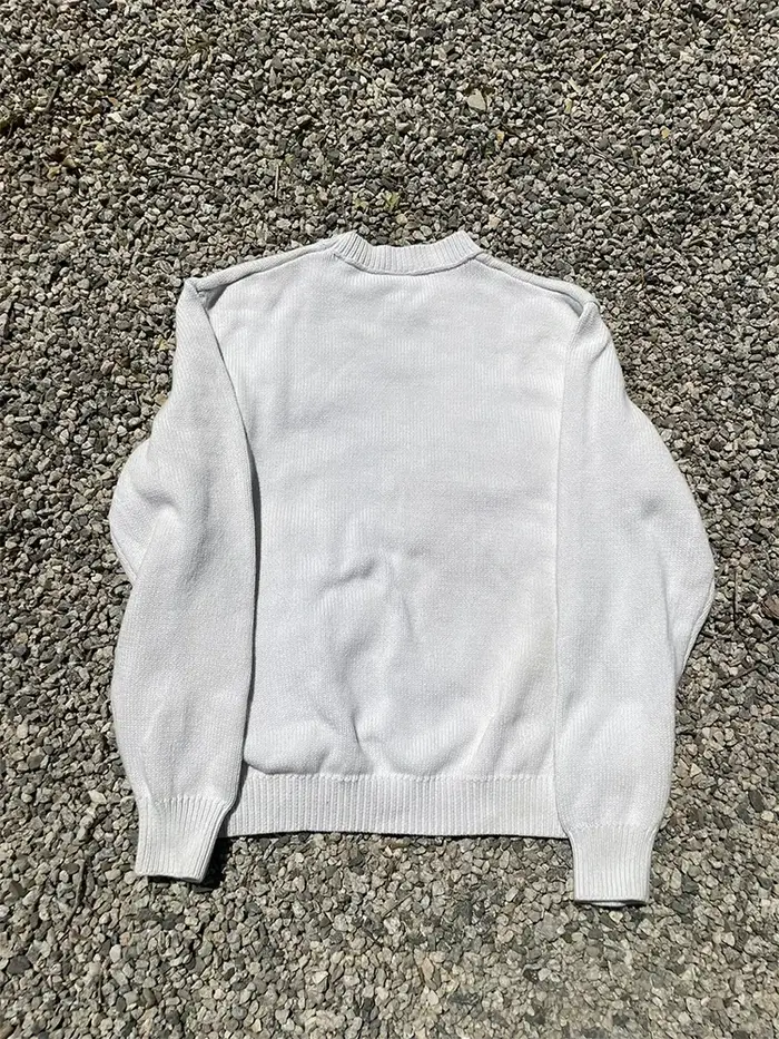Pull homme Y2K Aphex double tricot surdimensionné pull gothique hiver graphique Streetwear à manches