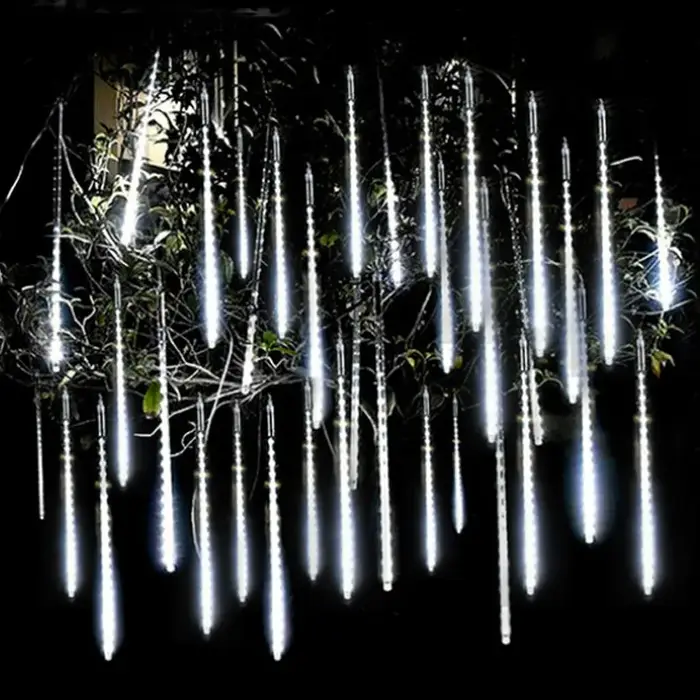 Lumière Led solaire extérieure pluie de météores lumières étanche décor de jardin guirlande de rue e