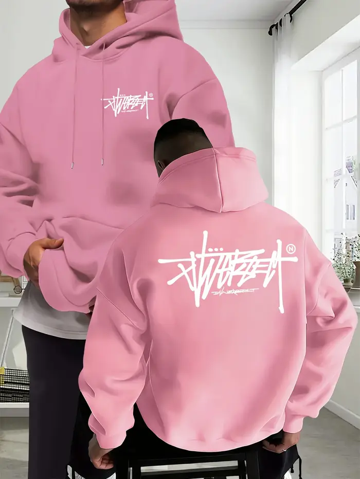Nouveau design 2026 – Sweat à capuche imprimé pour homme et femme, décontracté et chaud pour l'autom