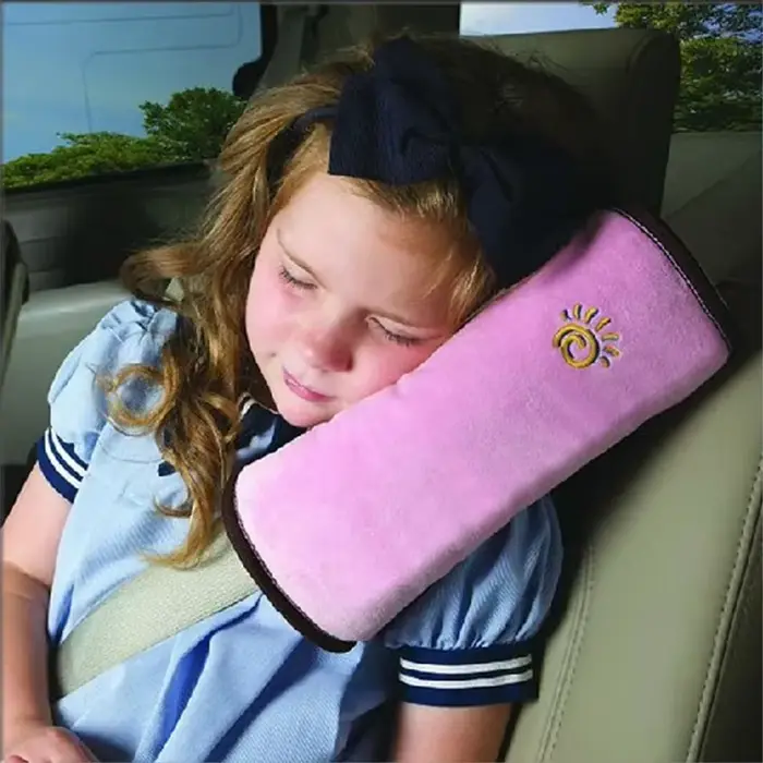 Ceinture de Chaise pour Bébé Oreiller de Voiture Ceinture de Sécurité Automatique Coussin d'Épaule Harnais de Protection Oreiller de Soutien pour Enfants en Bas Âge Sécurité Confort Voyage Occasions Spéciales