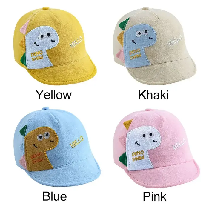 Casquette de Baseball en Maille pour Enfant, Chapeau de Soleil, Dessin Animé Dinosaure, pour l'Extér
