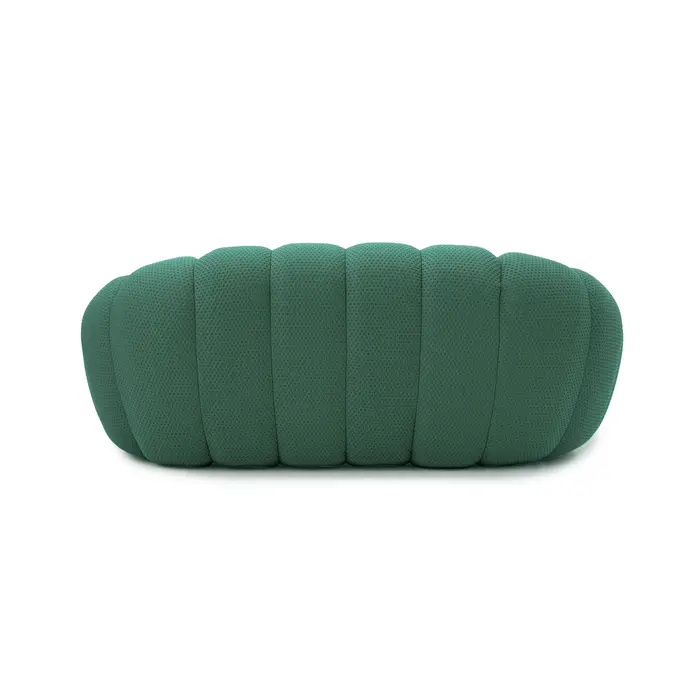 Sdorens 78 ''canapé désossé incurvé moderne confortable tissu tricoté 3D causeuse canapé canapé pare