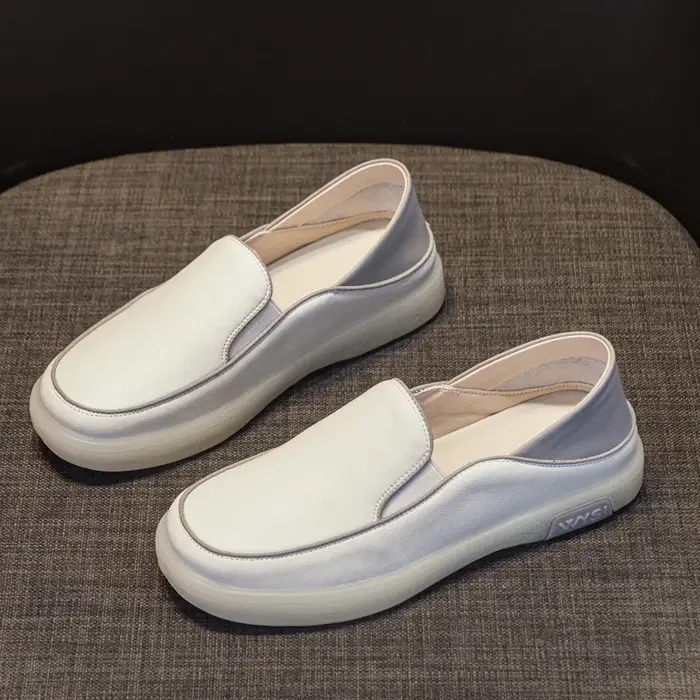 AIYUQI – mocassins en cuir véritable pour femmes