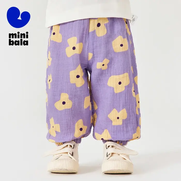 Mini Bala – pantalons d'été pour garçons et filles, séchage rapide, anti-moustiques, amples, doux po