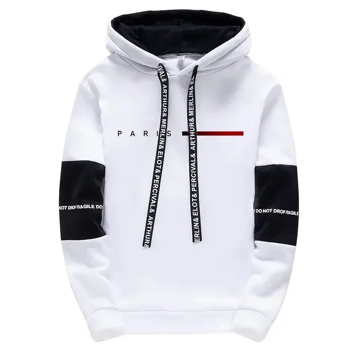 Sweat-shirt à capuche pour hommes, pantalon de survêtement, mode Paris, Streetwear, toutes saisons, 