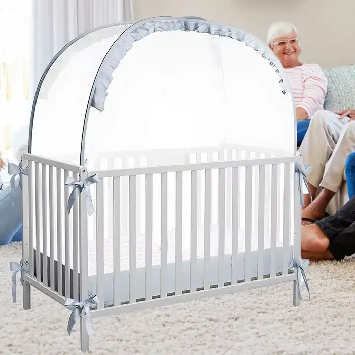 Tente de berceau Pop-Up pour bébé, couverture de berceau, auvent en maille respirante, pour garder l