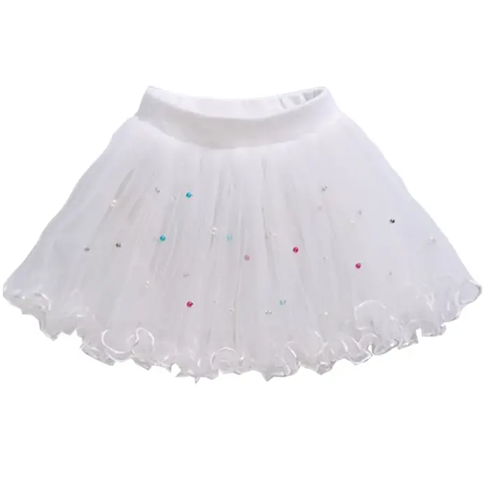 Bébé filles Tutu jupe moelleuse enfant en bas âge princesse Ballet danse Tulle maille jupe enfants g