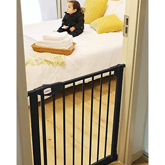 Ubravoo Porte Bébé pour porte et escalier - Sécurité triple verrouillage automatique 100 cm