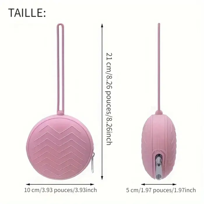 Mallette de rangement de sucette en silicone pour nouveau-né portesucette pochette de voyage accessoire de bébé pour sorties et déplacements occasions spéciales pour bébé