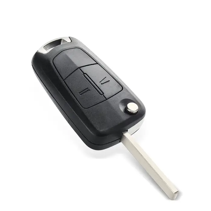 KEYYOU 10 pièces Flip télécommande pliante voiture porte-clés coque pour Vauxhall Opel Astra H Corsa