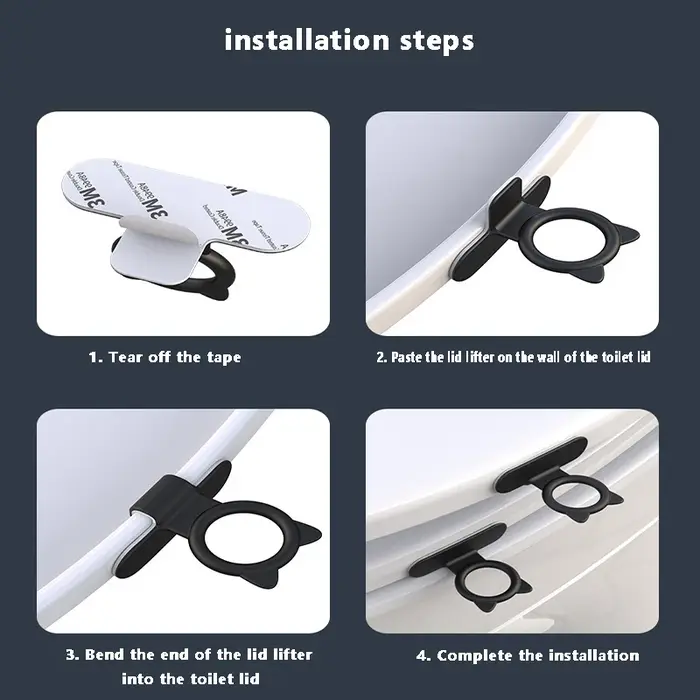 Lève-siège de toilette multifonction, dispositif de levage de toilette, évite de toucher le couvercl