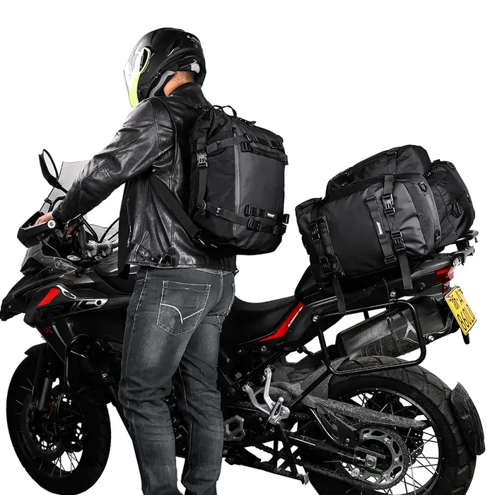 Rhinowalk sac de siège arrière de moto 10L 20L 30L sac de bagages étanche Motocross multi-fonction p