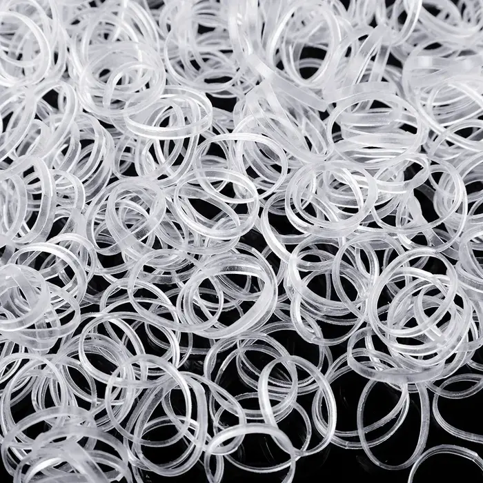 Cordes transparentes pour queue de cheval, support élastique pour femmes et filles, accessoires pour