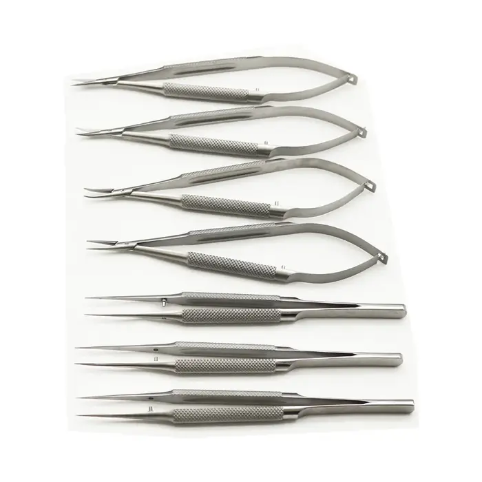 ODancing-Ensemble d'instruments microchirurgicaux pour la proporde la main, ciseaux cornéens, pinces