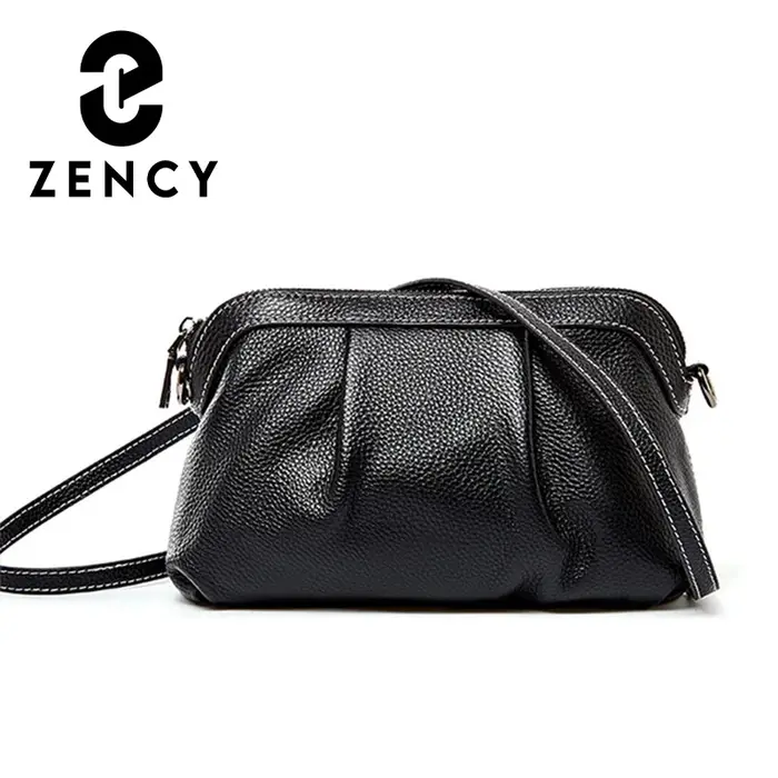 Zency – sac d'été pour femmes, 100% cuir véritable, petits sacs Hobos de haute qualité, sac à bandou