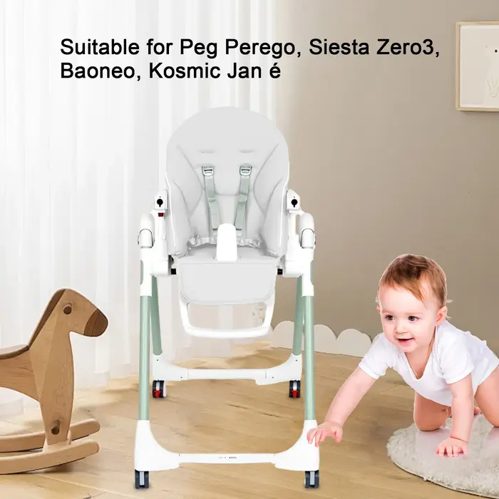 Housse de chaise de salle à manger Portable en cuir PU pour bébé, housse de siège multifonctionnelle