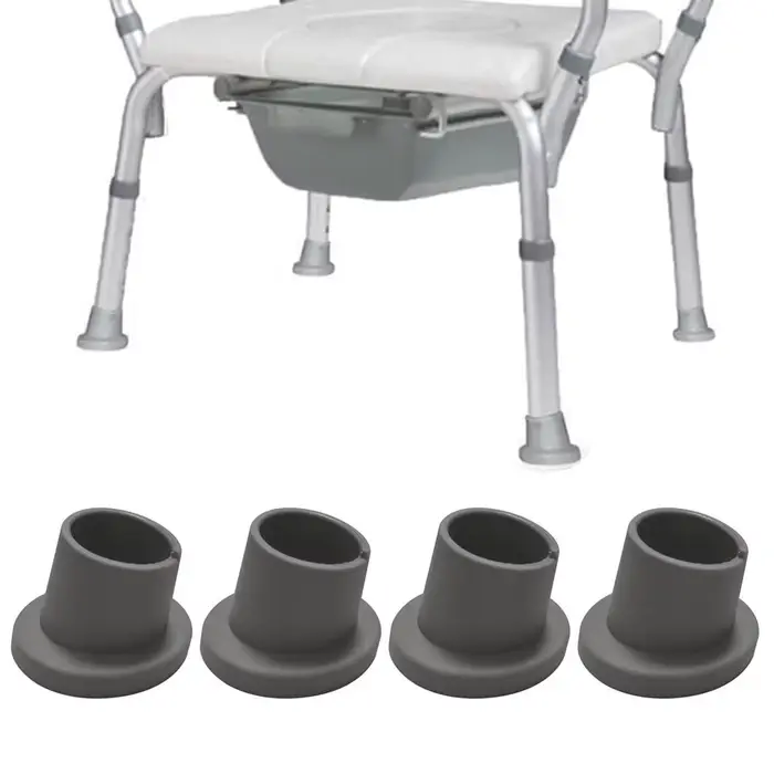 Pieds de rechange en caoutchouc pour sièges de bain et chaises de douche améliorant la sécurité et le confort pour la salle de bains