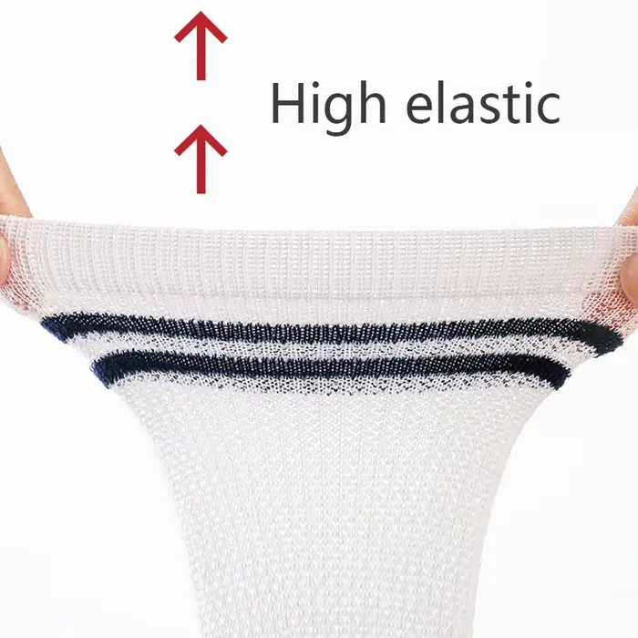 Chaussettes longues pour bébé, chaussettes d'été respirantes pour enfants, bas en coton doux pour bé