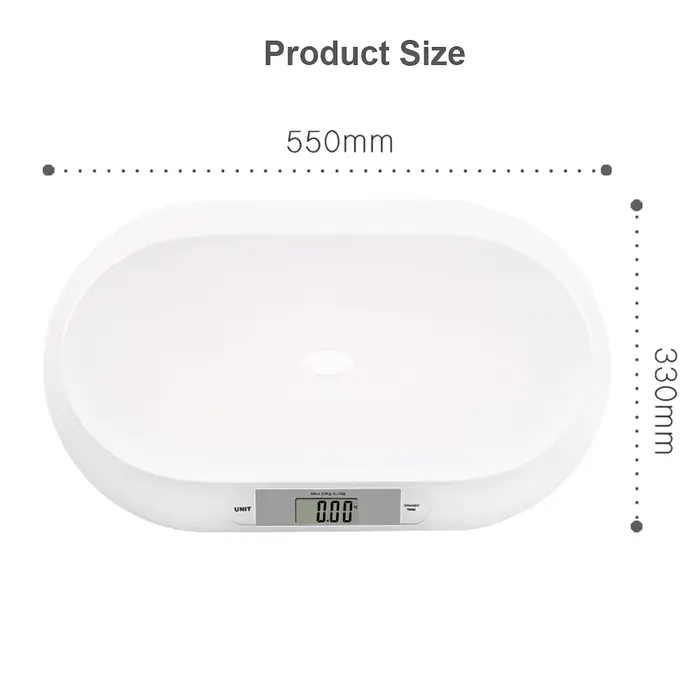Balance numérique pour bébé jusqu'à 20 kg/44 lb, balance pour nourrissons, balance pour nouveau-nés,