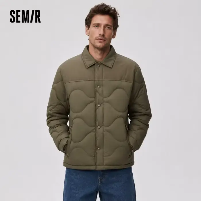 Semir doudoune hommes hiver 80% vers le bas remplissage trois résistant chemise-Style doublure 2025 nouveau Patchwork mo