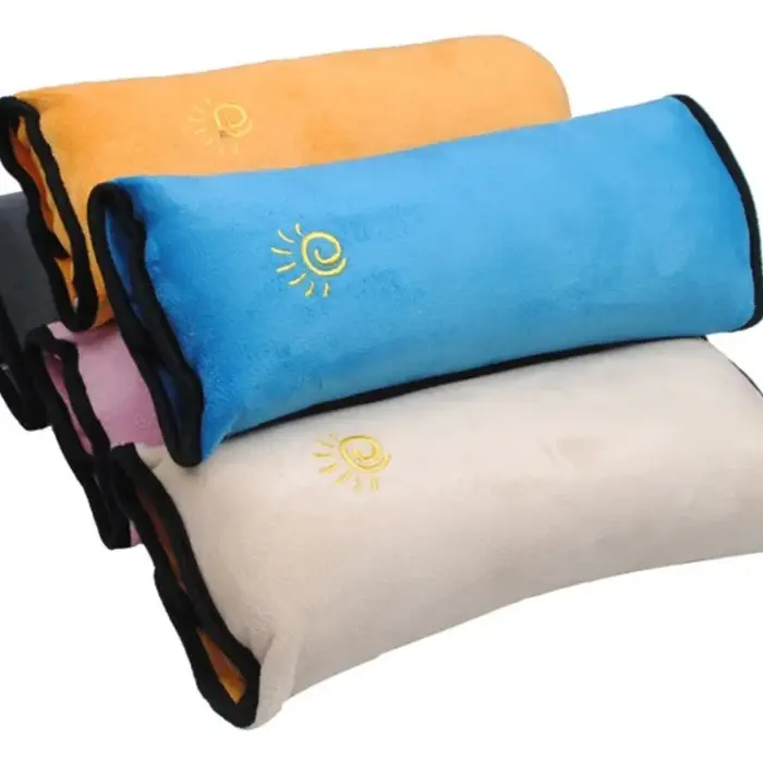 Oreiller de voiture pour bébé coussin d'épaule harnais sécurité support ceinture de sécurité automatique oreiller voyage enfant doux confortable