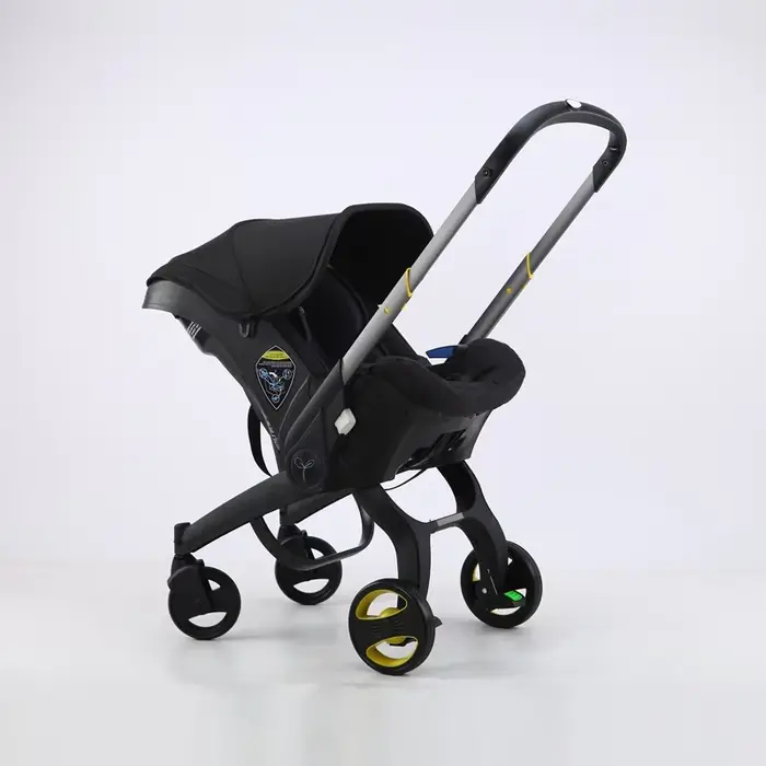 Poussette bébé 3 en 1 avec siège auto, poussette de luxe pour bébé, poussette haute, poussette pour nourrisson, pliage facile, poussette de voyage légère