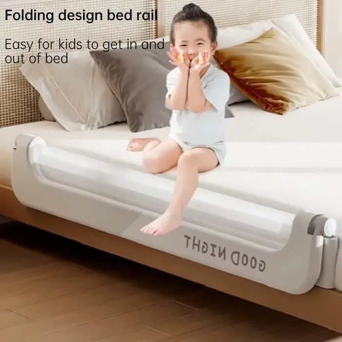 Barrière de lit IMBABY pour tout-petits, réglable et pliable, garde-corps de lit pour bébé, compatib