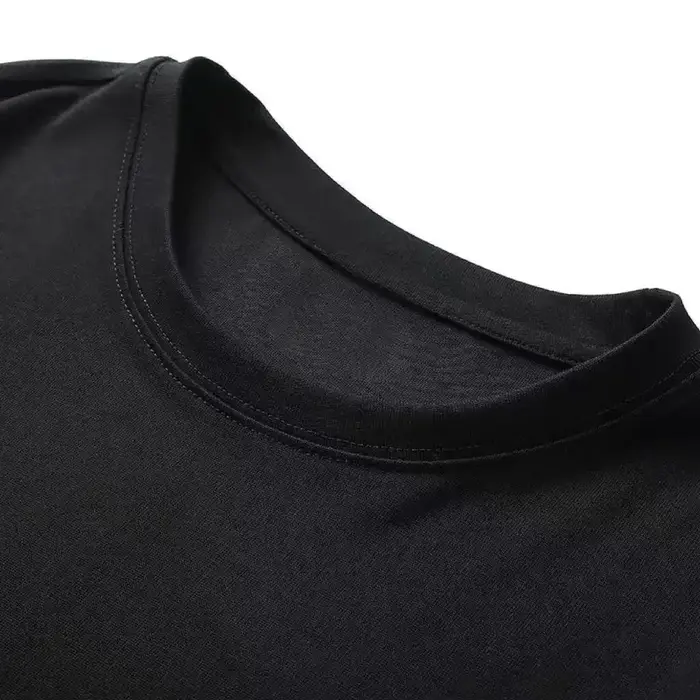 T-Shirt col rond pour hommes, dégradé vibrant, lettre imprimée, manches courtes, tissu doux, haut qu