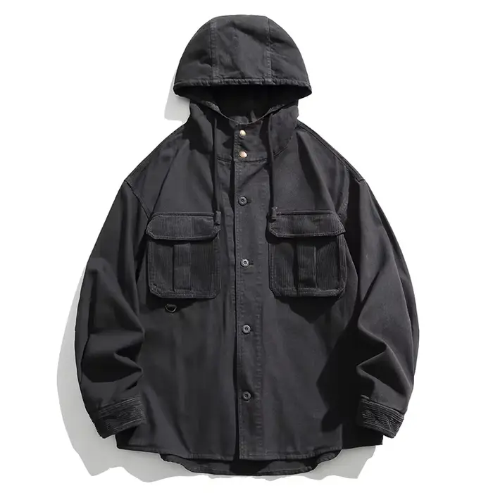 Veste à capuche vintage Harajuku pour hommes