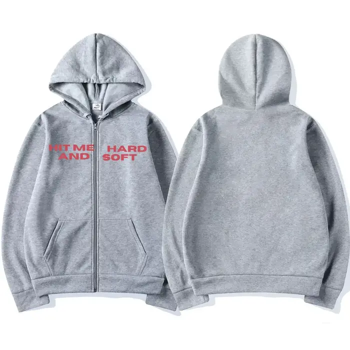 Hit Me dur et doux 2025 Tour sweat à capuche avec fermeture éclair Fans cadeau hommes femmes vêtemen