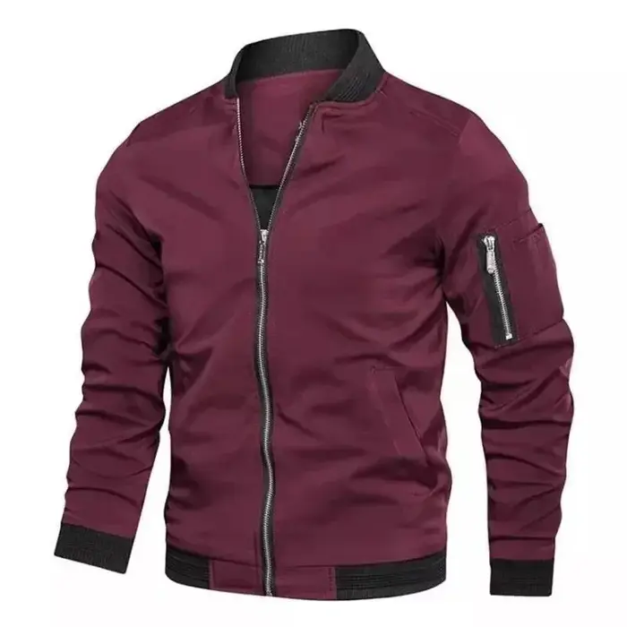 Veste d'automne pour hommes, uniforme de Baseball à manches longues, coupe-vent, veste fine de cycli