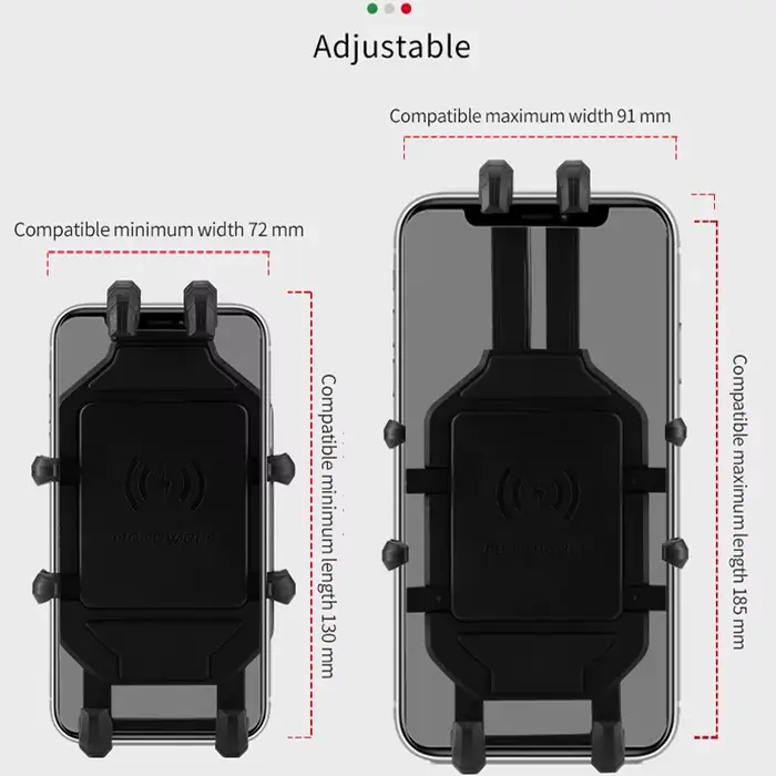 Support de téléphone de chargement sans fil pour Moto, berceau 3.0, chargeur rapide, GPS, Support de