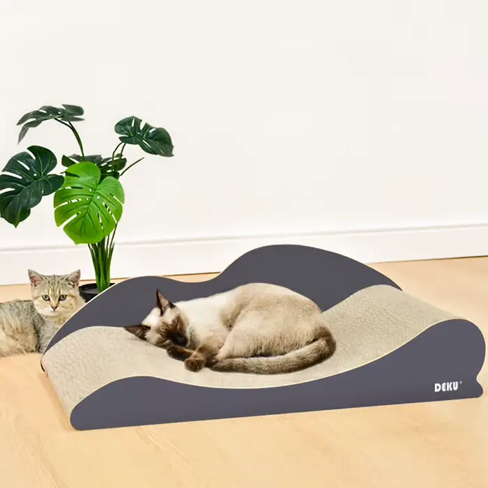 Meubles de canapé-lit pour chat de grande taille, salon à gratter en carton ultime, grattoir durable