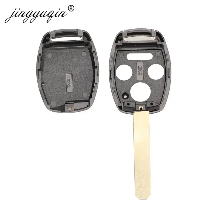 Jingyuqin 10 pièces/lot lame découpée 2/3/4 boutons coque de clé à distance housse FOB pour HONDA no