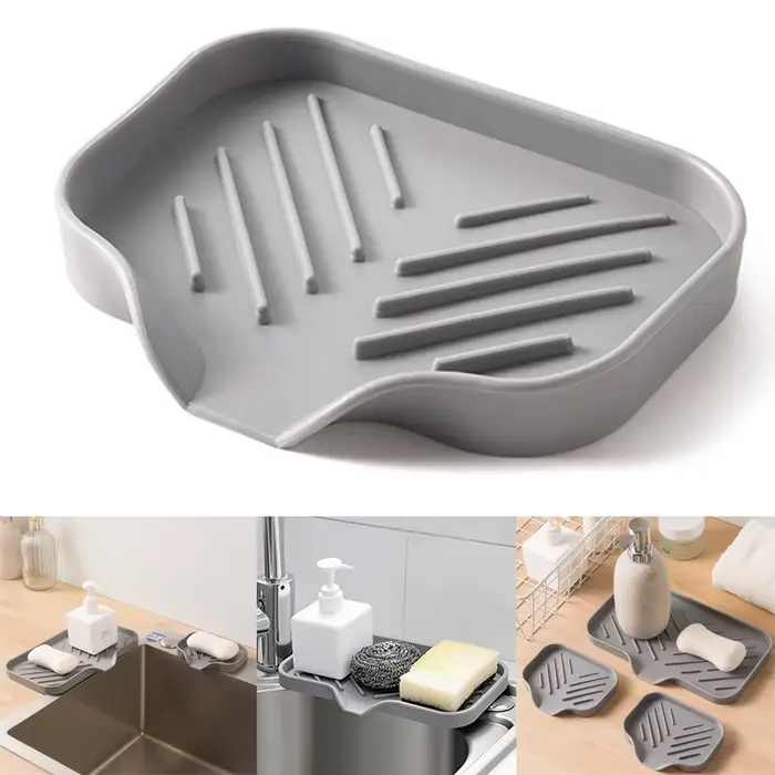 Évier de cuisine porte-éponge