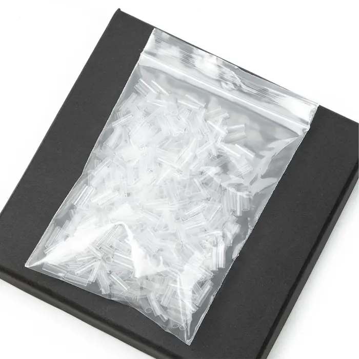Tubes thermorétractables pour Extensions de cheveux, 500 pièces, sans adhésif, accessoires pour chev