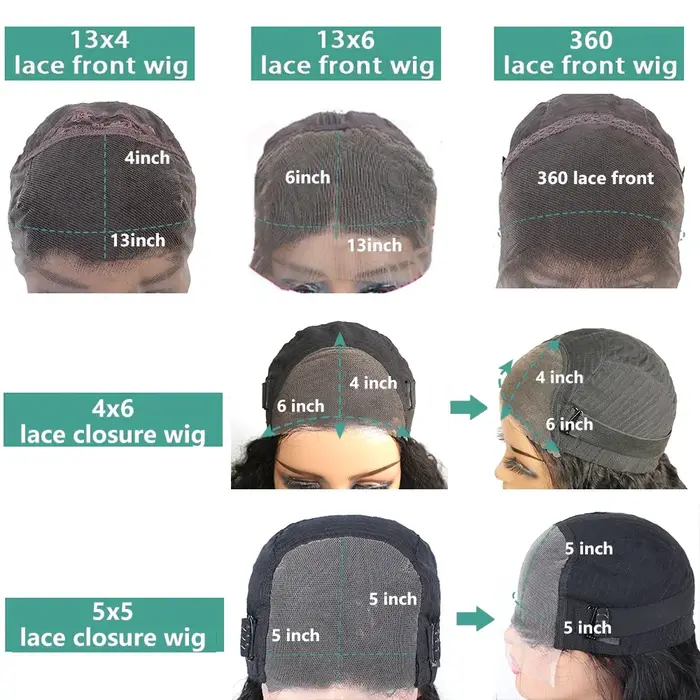 Perruque Lace Front Wig Naturelle Bouclée, Cheveux Humains, 4x4, 13x4, 13x6, Transparent HD, Deep Wa