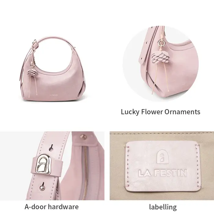 LA FESTIN Original sac à main femmes nouveaux sacs à bandoulière mode demi-lune sac à bandoulière ma