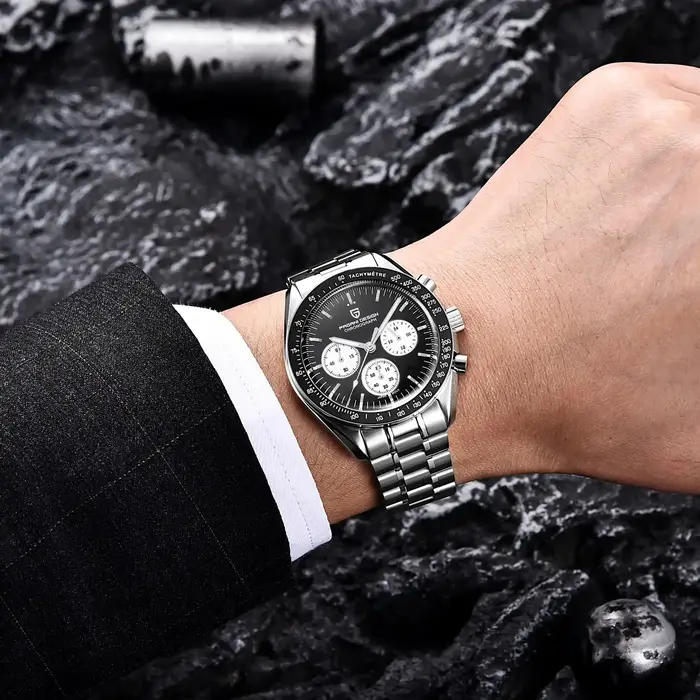 PAGANI DESIGN 2026 Nouvelles Montres pour Hommes Panda Moon Watch Montre à Quartz de Luxe pour Homme