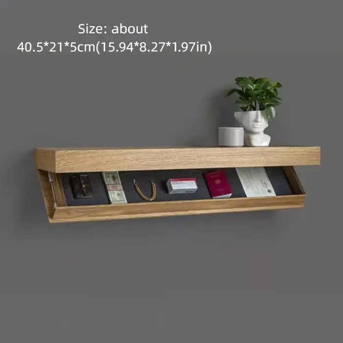 Étagère murale de styliste Magicflap, compartiment Secret multifonction, étagère flottante dissimulé