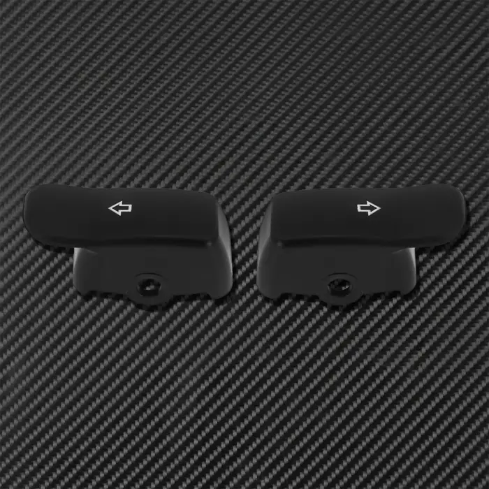 Capuchon d'extension de clignotant de moto, couvercle étendu de bouton de commutation noir pour Harl