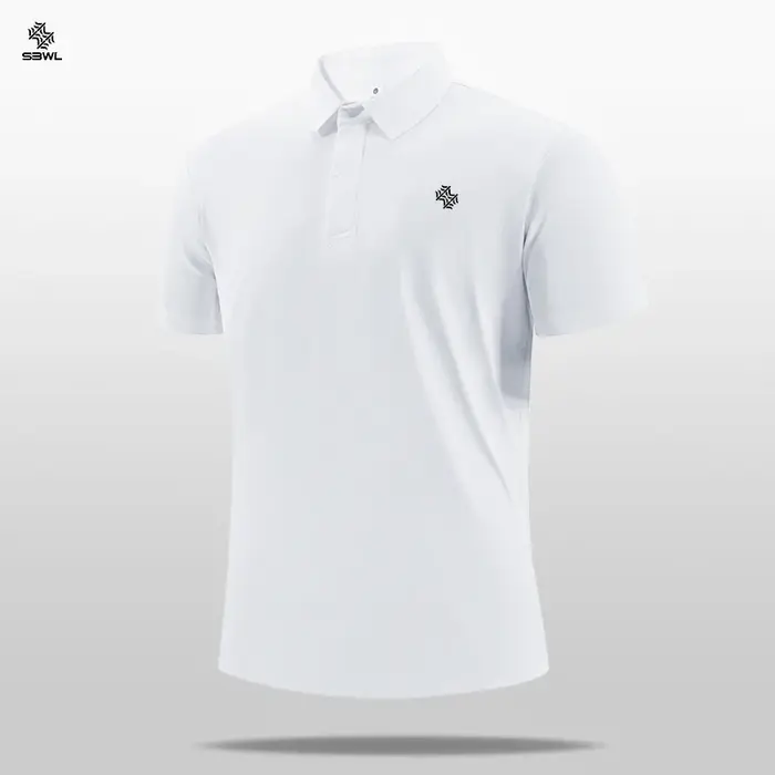 SBWL-Polo à manches courtes pour hommes, T-shirt de golf en plein air, Haut de sport équestre, 7 cou