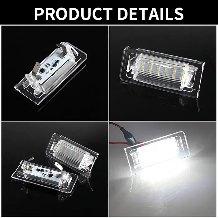 Lampe de plaque de planificateur de numéro LED Canbus, remplacement de la lampe OEM, 8N0943021A, 8N0