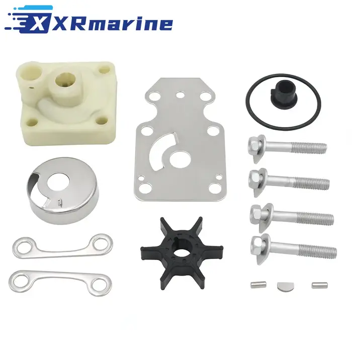 Kit de turbine de pompe à eau pour Yamaha 4 temps 15 20 HP hors-bord F15C F20 6AH-W0078-00 6AH-W0078