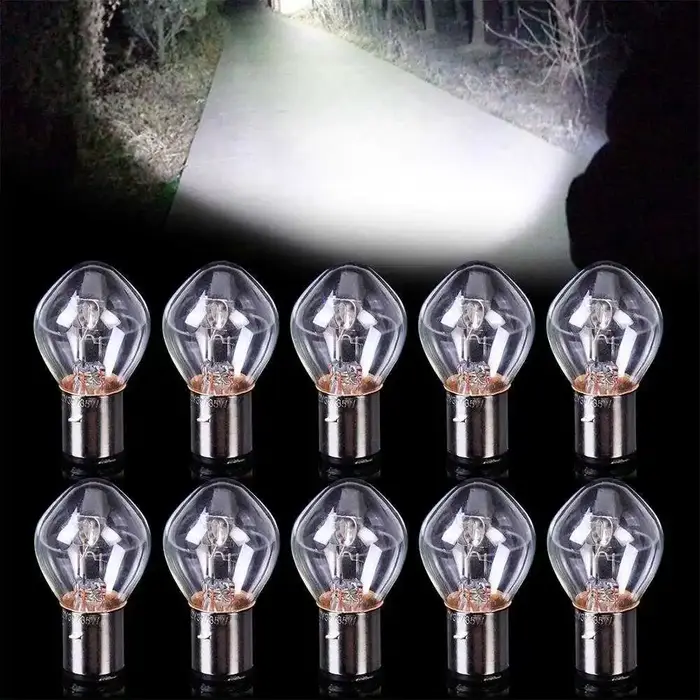 Ampoule halogène de sauna pour moto, lumière claire, accessoires de moto, nouveau, B35, 12V, 35W, BA