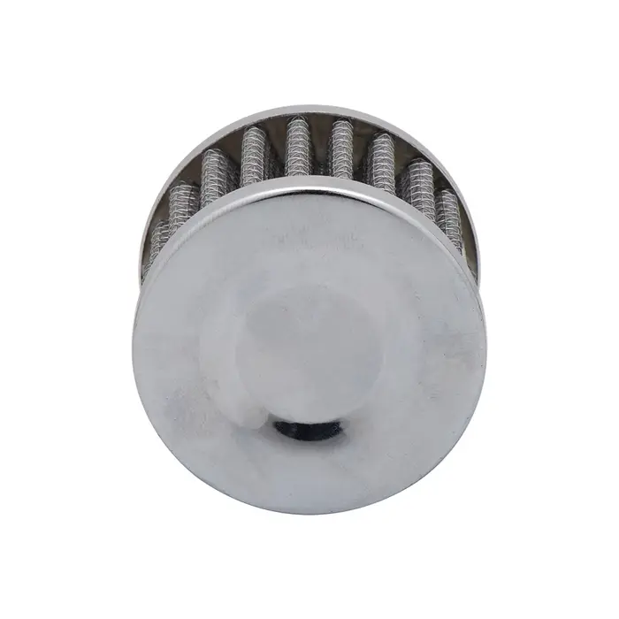 Interface universelle filtre à Air moto ID 18mm argent cône de voiture filtre d'admission d'air froi