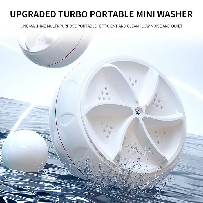 60W USB Portable Machine à laver rotative Turbo ultrasons lave-vaisselle fruits Mini Machine à laver